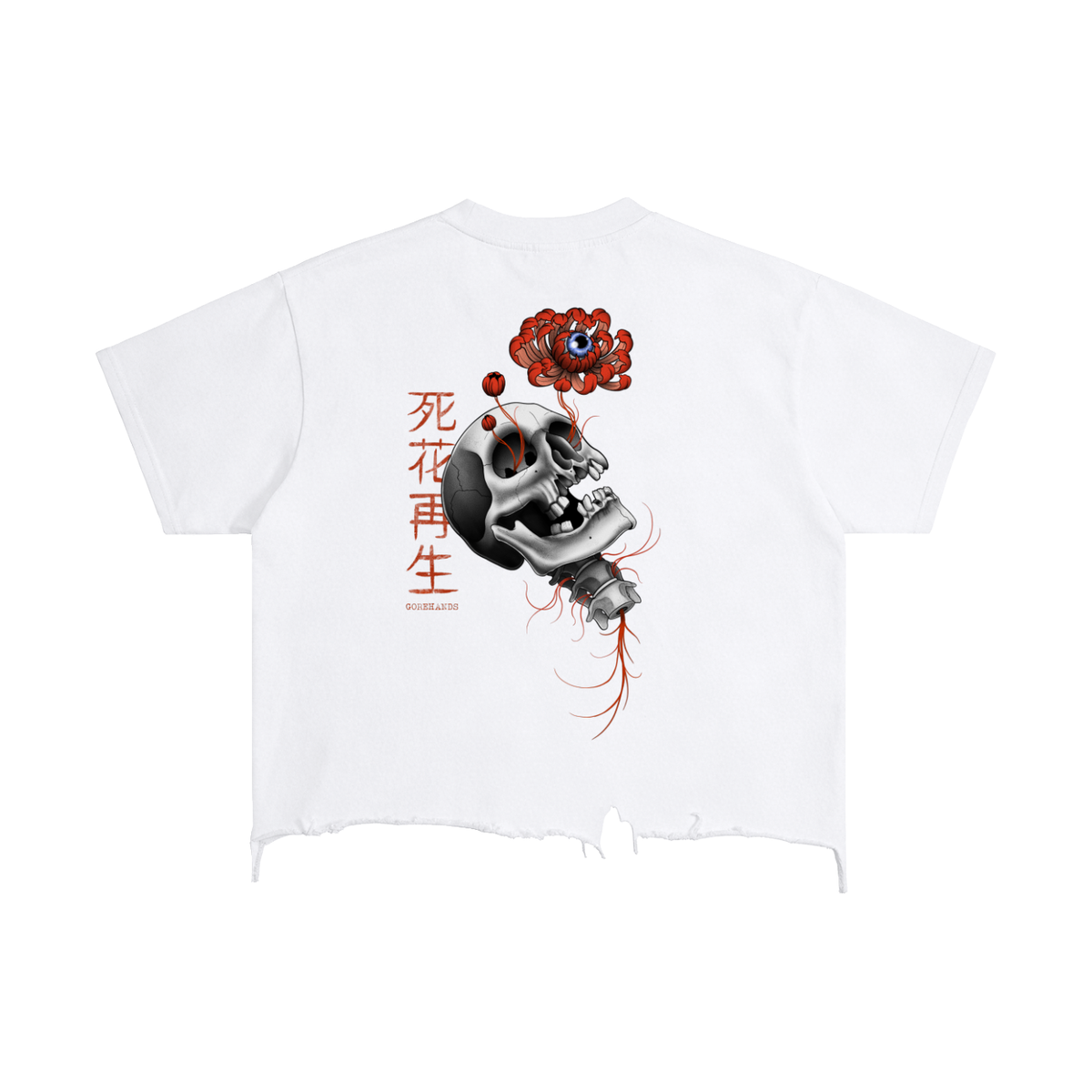 Vintage Wash Boxy Distressed Hem T-Shirt