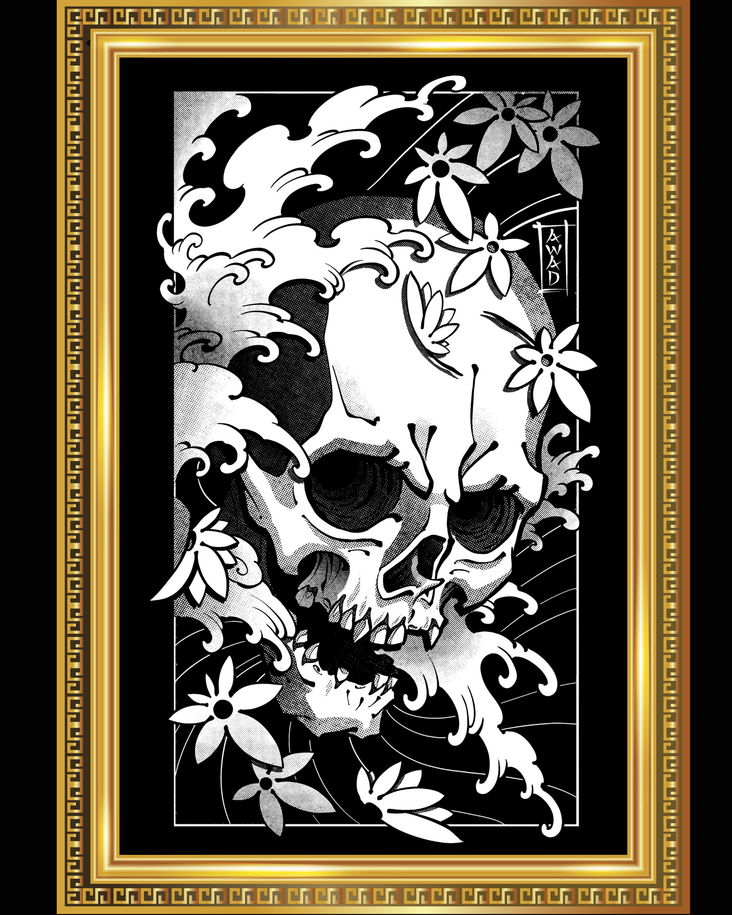 spooky flower man