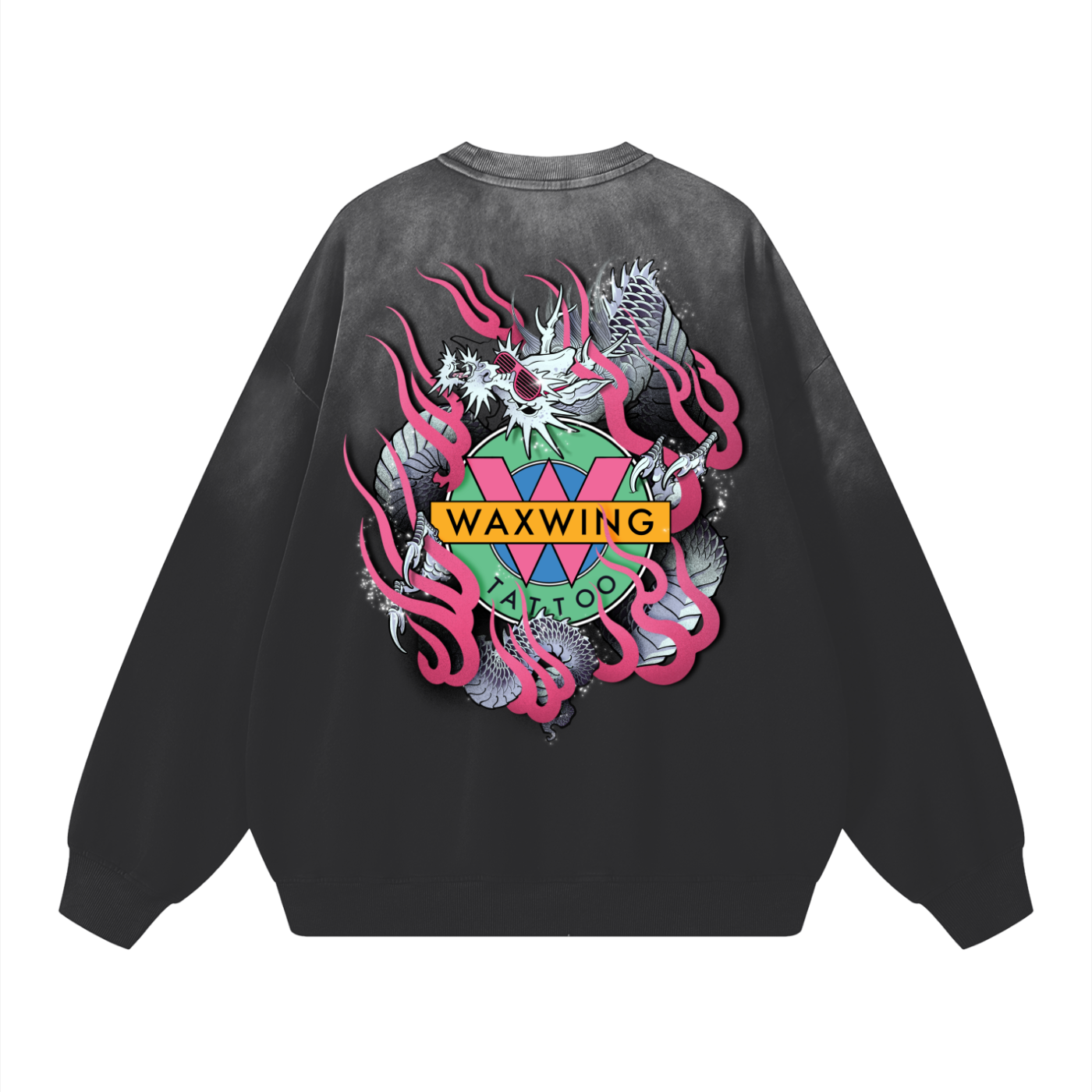 Cool Dragon Sunfade Cotton Sweatshirt