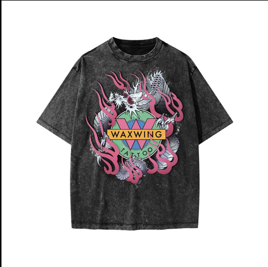 Cool Dragon Snow Washed Kids' T-Shirt