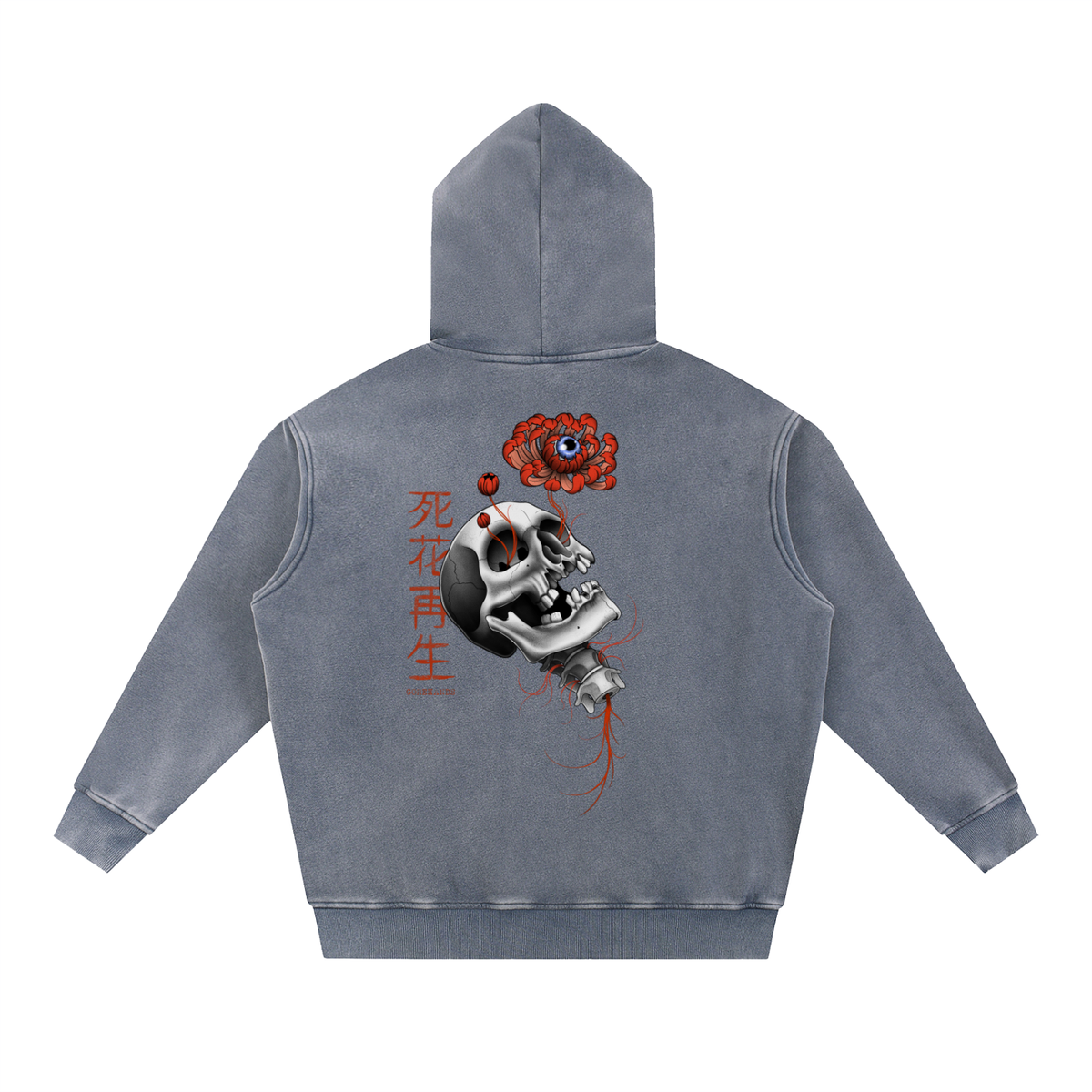 Snow Wash Fleece Oversize Hoodie