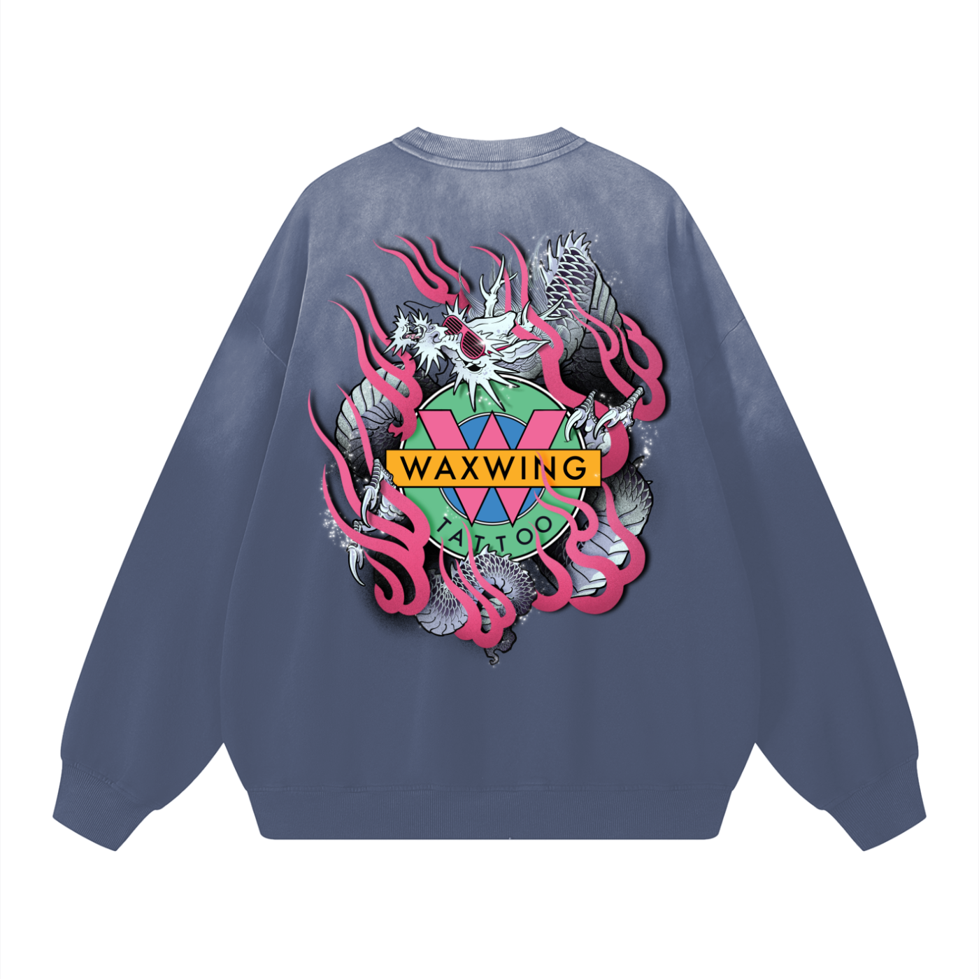 Cool Dragon Sunfade Cotton Sweatshirt