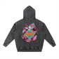 Cool Dragon Snow Wash Fleece Oversize Hoodie