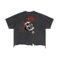 Vintage Wash Boxy Distressed Hem T-Shirt