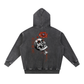 Snow Wash Fleece Oversize Hoodie