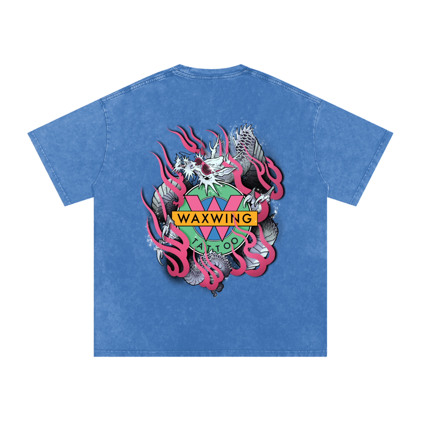 Cool Dragon Snow-washed